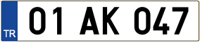 Truck License Plate